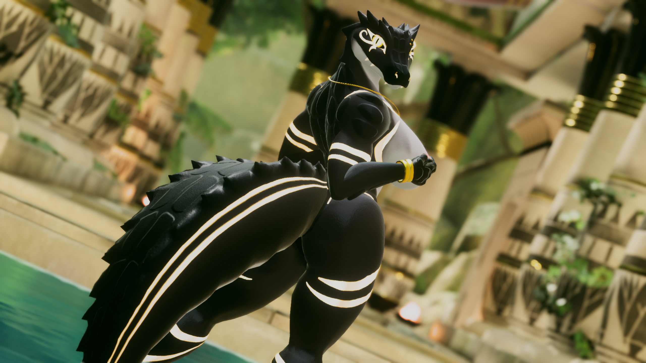 Egypt Kroxigor Texture