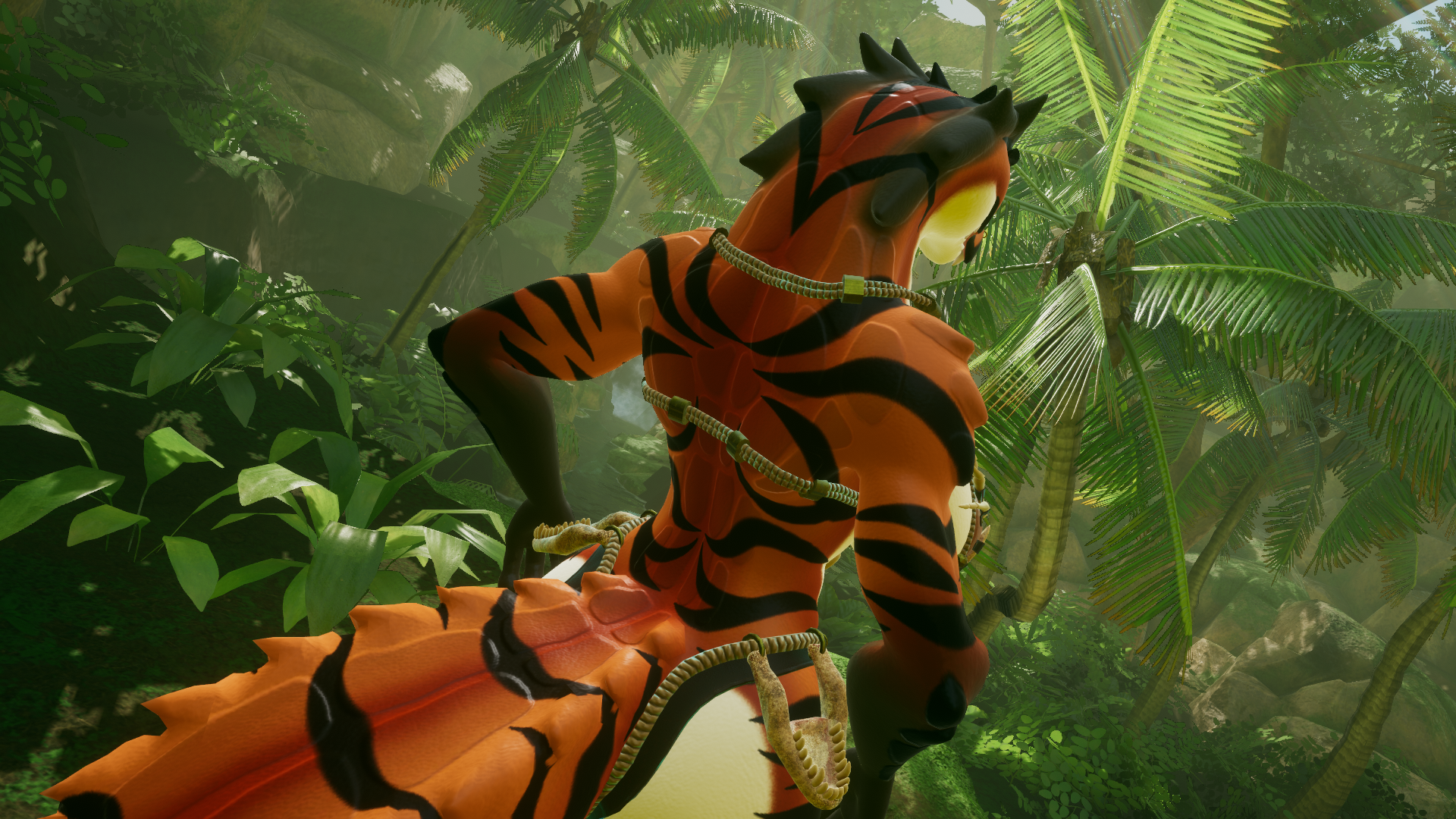 Striped Kroxigor Texture
