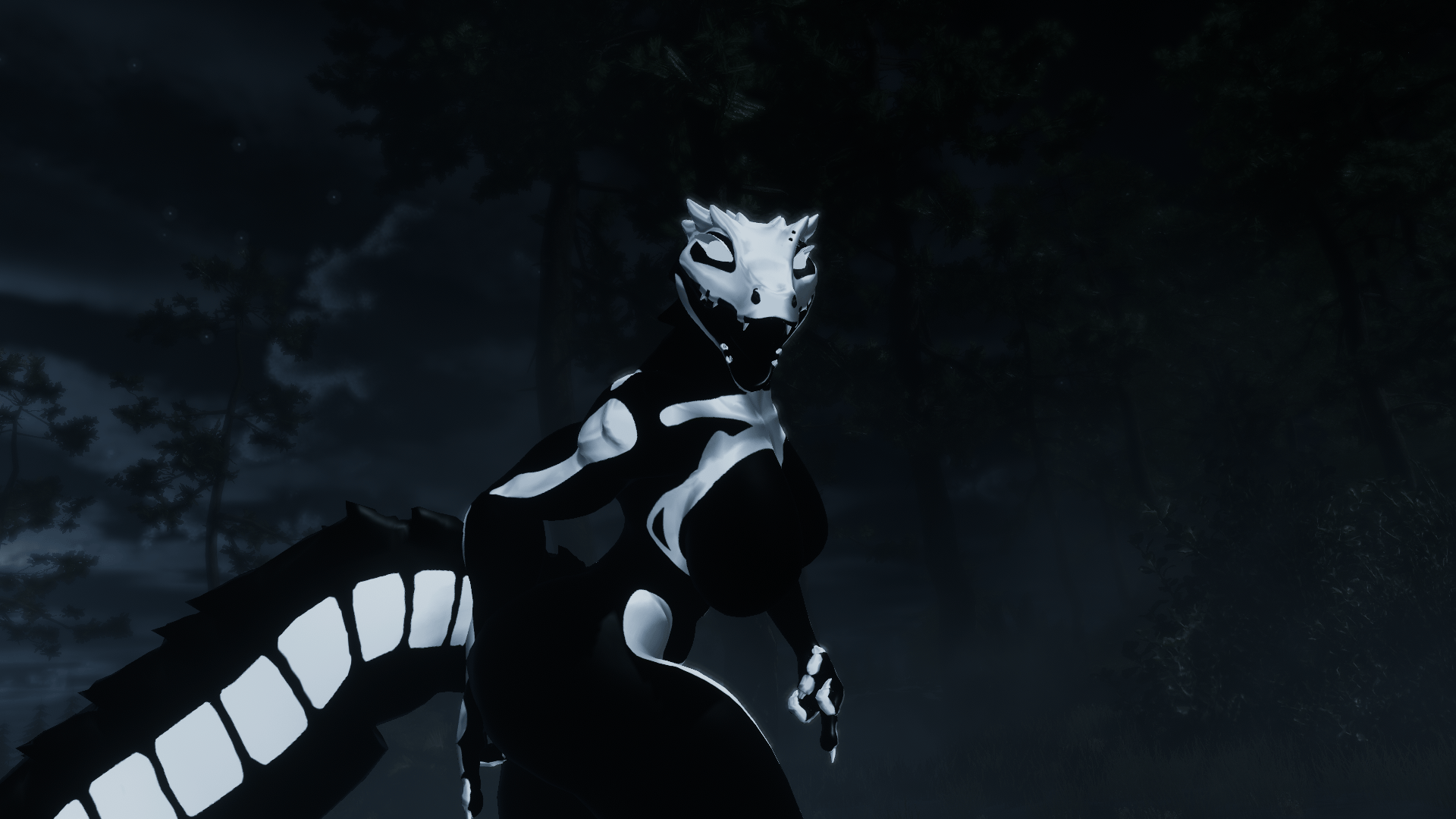 Skeleton Body Painting Kroxigor Decal
