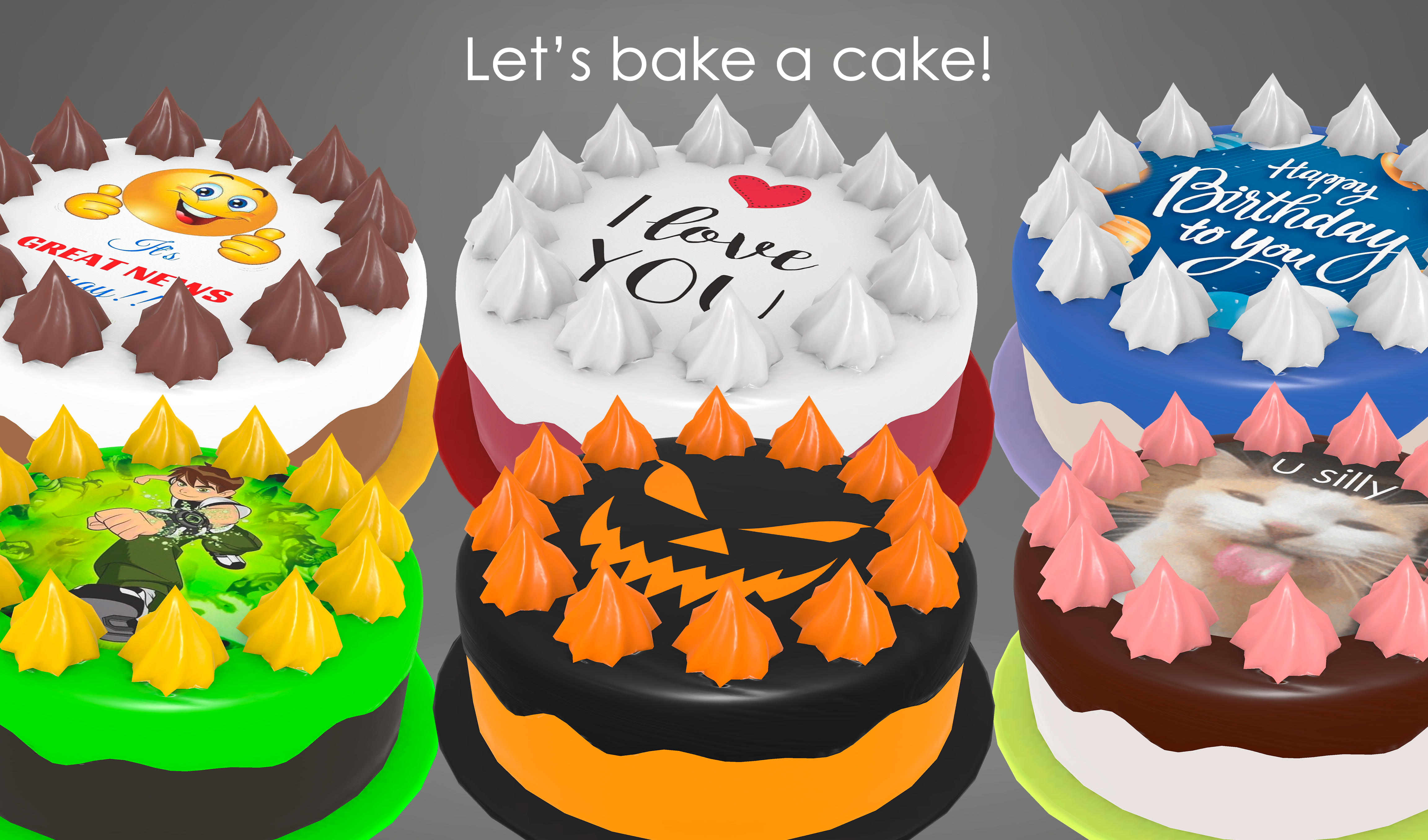 Customizable Cake