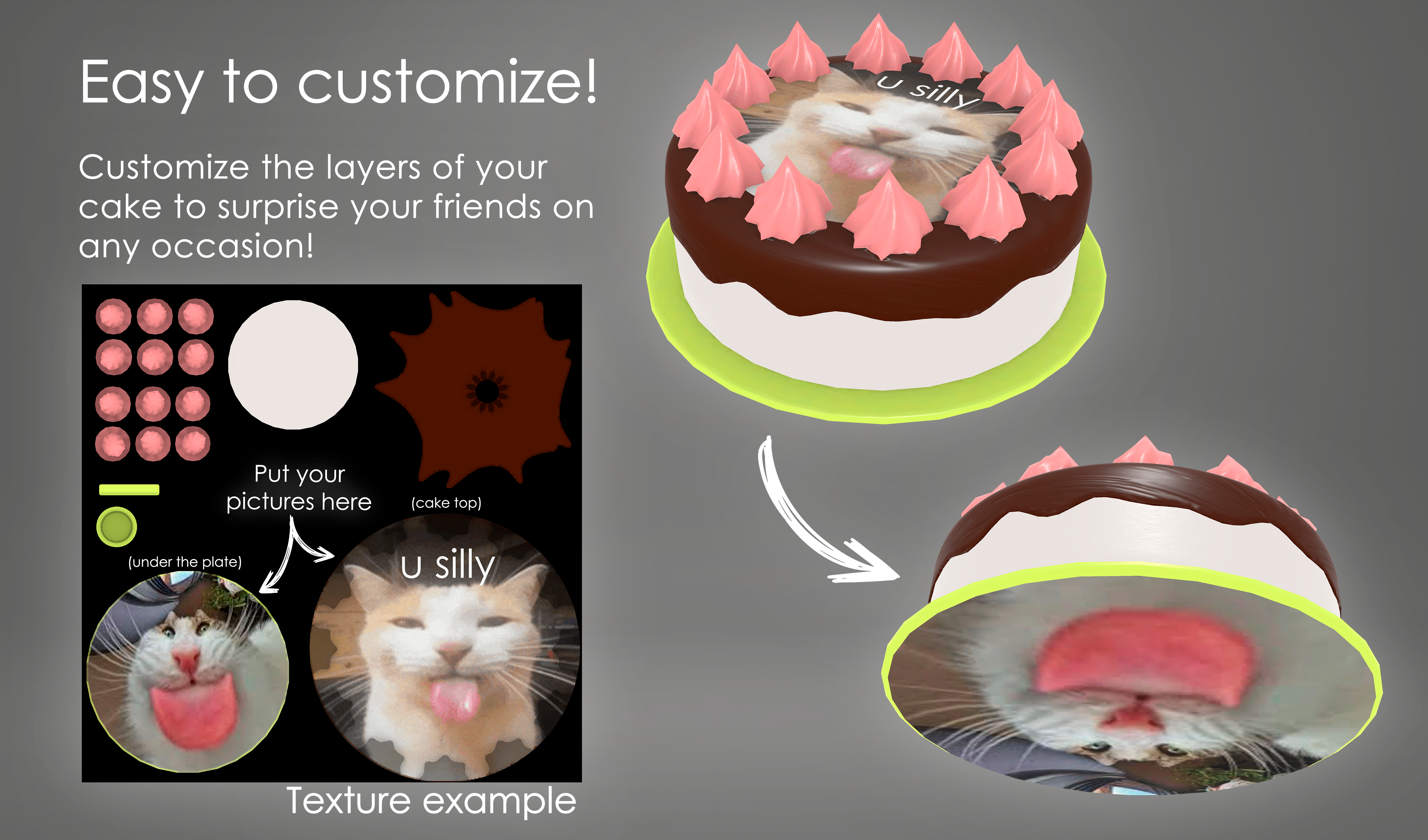 Customizable Cake