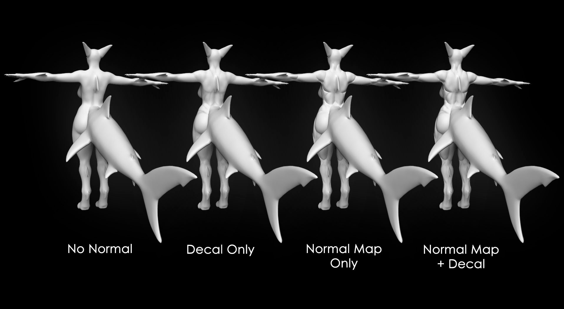 Shaienne the Shark Muscles Normal + Decal