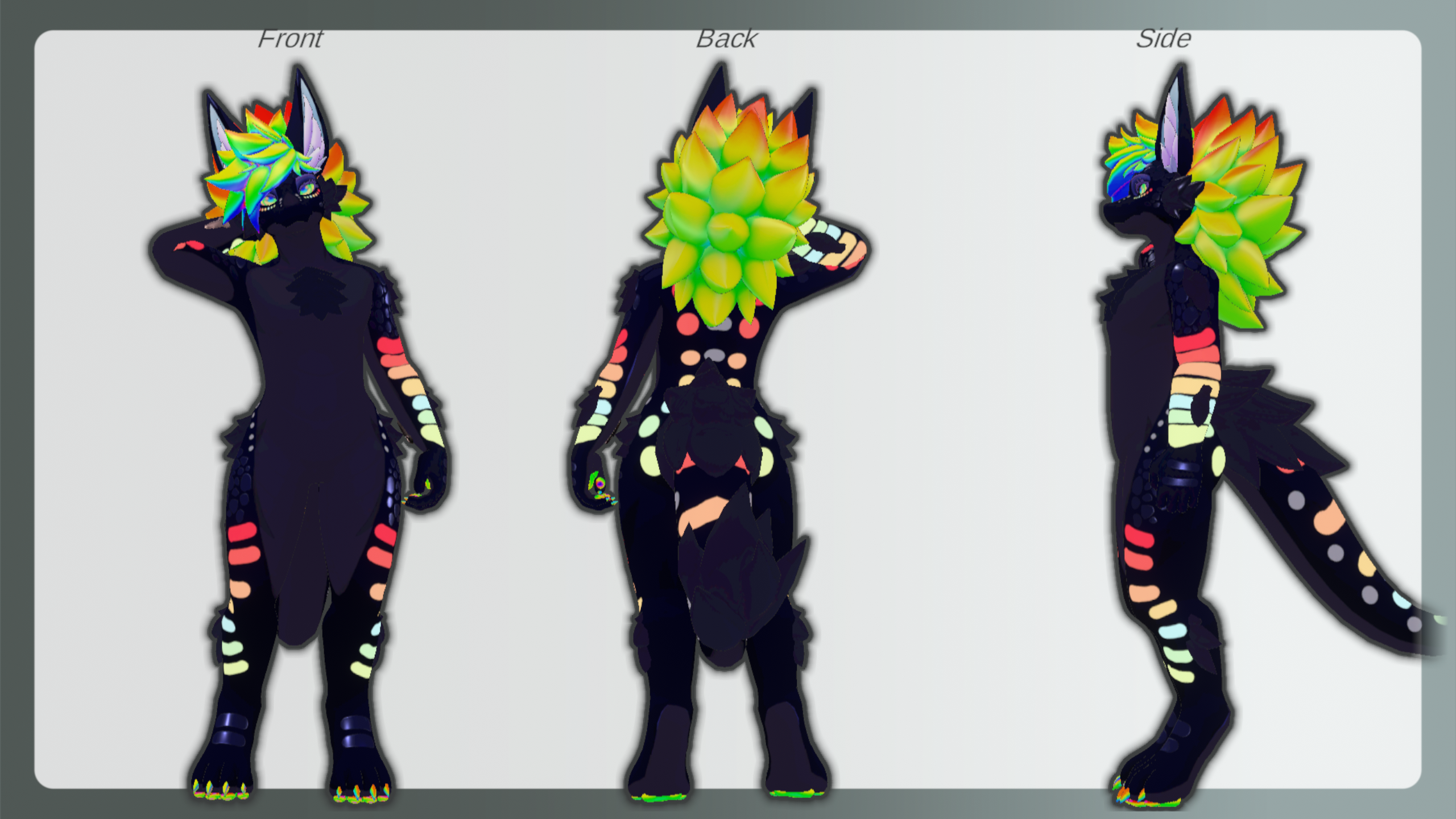 Rainbow Ashbeast Textures