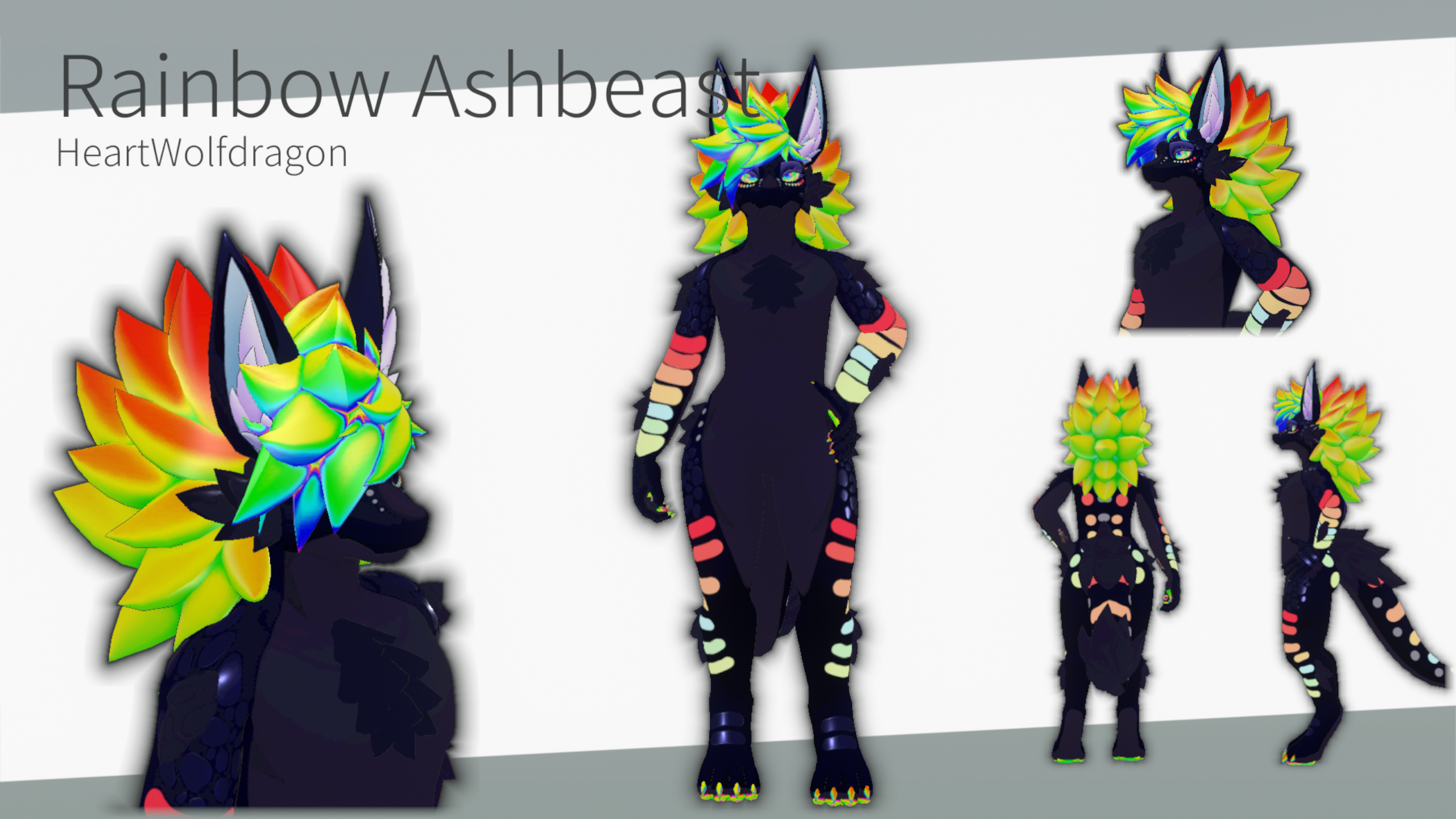 Rainbow Ashbeast Textures