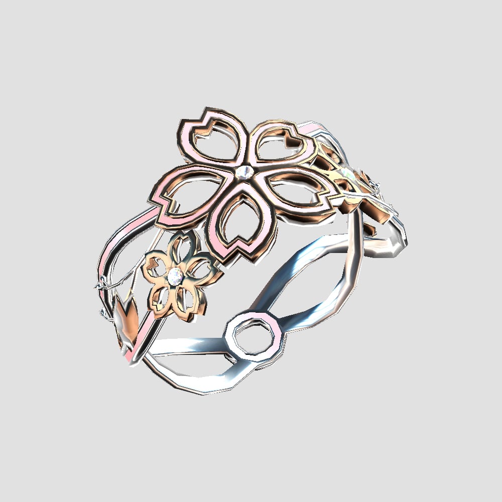 【Cavo's】SAKURA Ring(Set of 3)