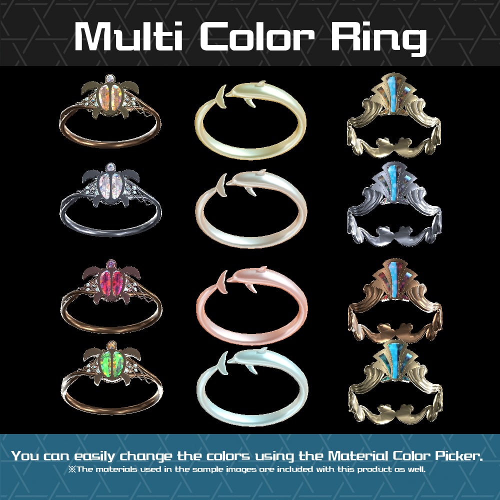 【Cavo's】Sea Creatures Jewelry Set