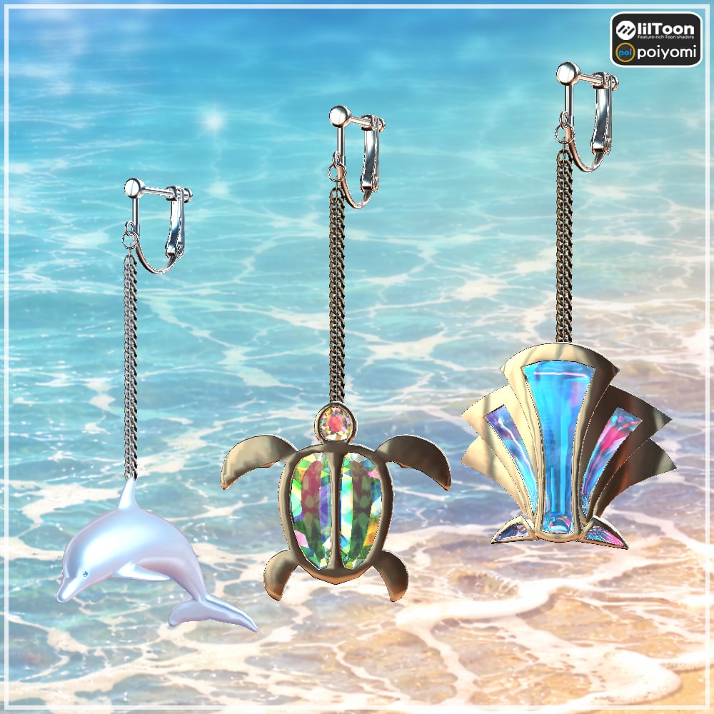 【Cavo's】Sea Creatures Jewelry Set
