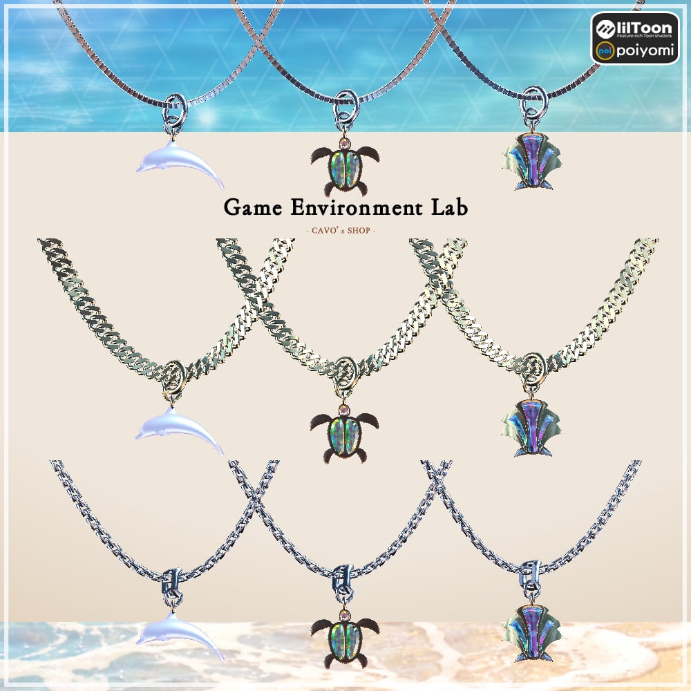 【Cavo's】Sea Creatures Jewelry Set
