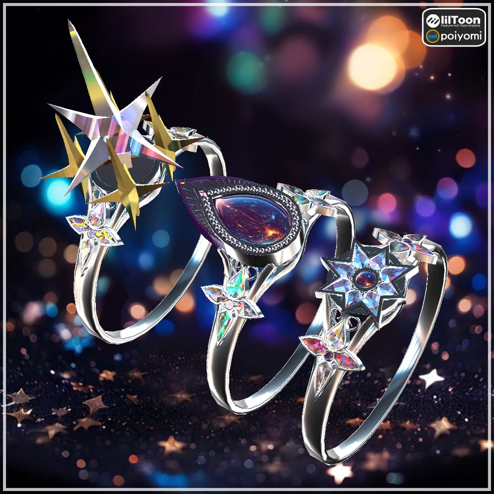 【Cavo's】Astra Ring(Set of 3)