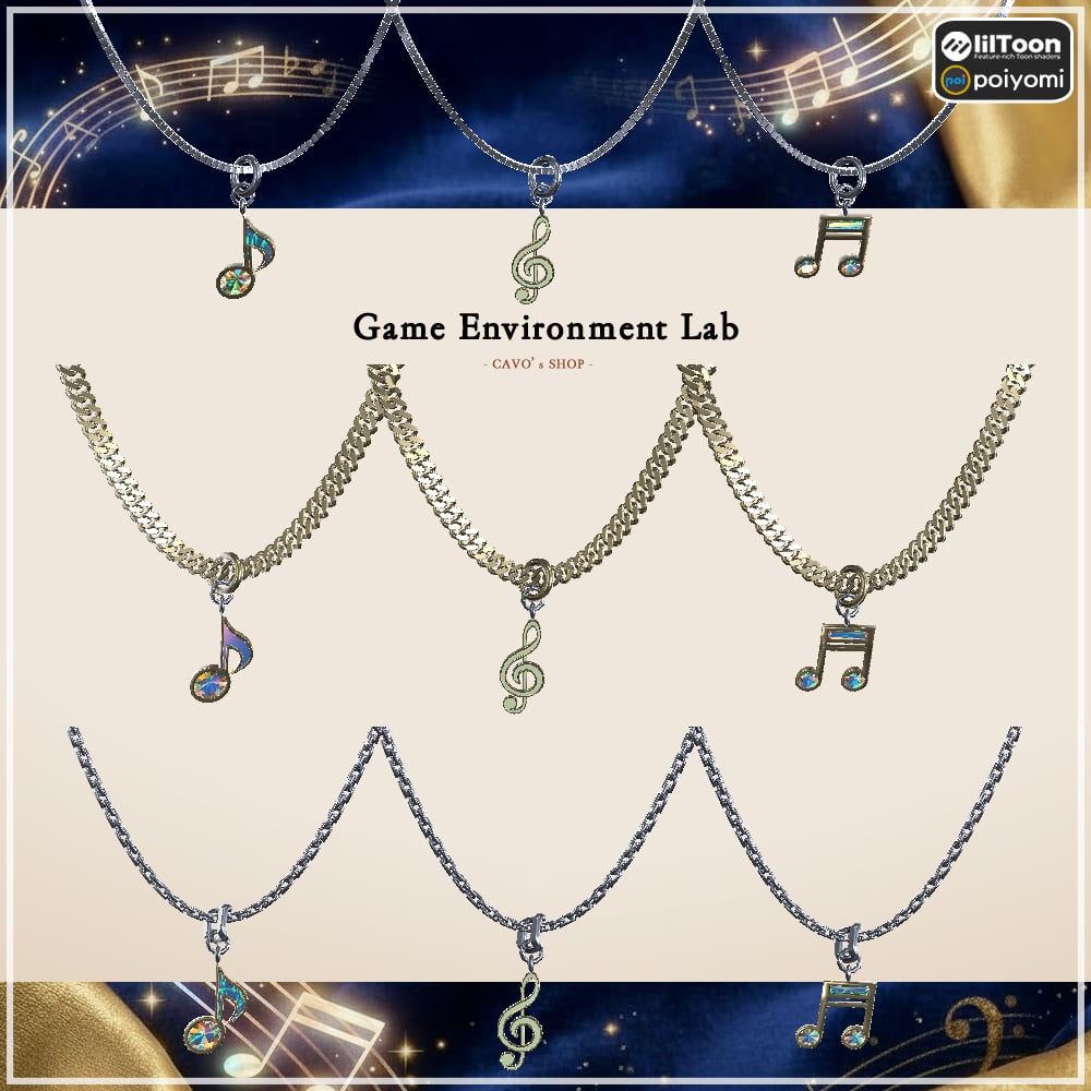 【Cavo's】Harmelle Necklace(Set of 9)