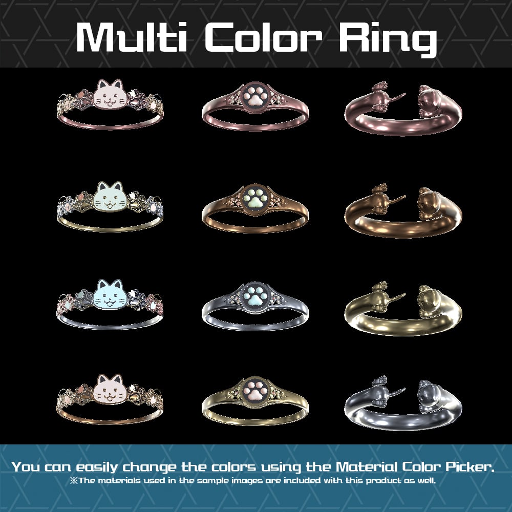【Cavo's】Chonk Ring(Set of 3)