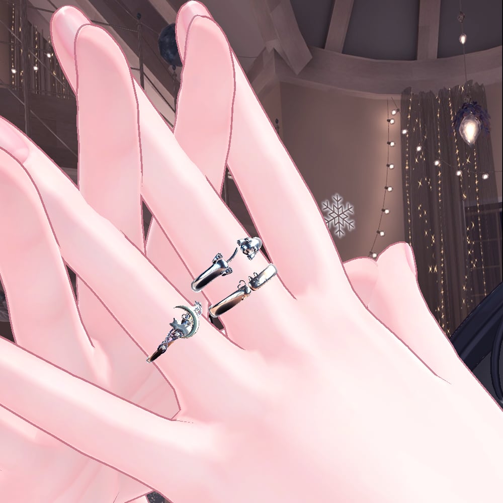 【Cavo's】NEKO Ring(Set of 3)