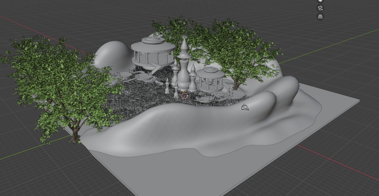 Magic Temple Scene