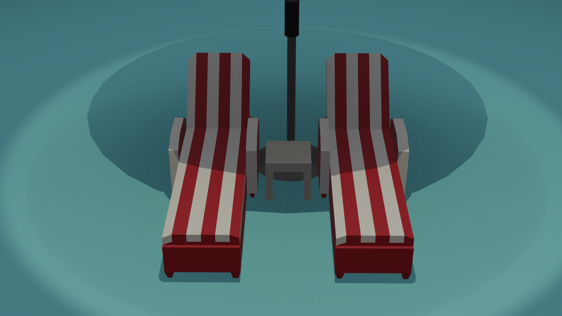 Cozy Pool Chair Set Up