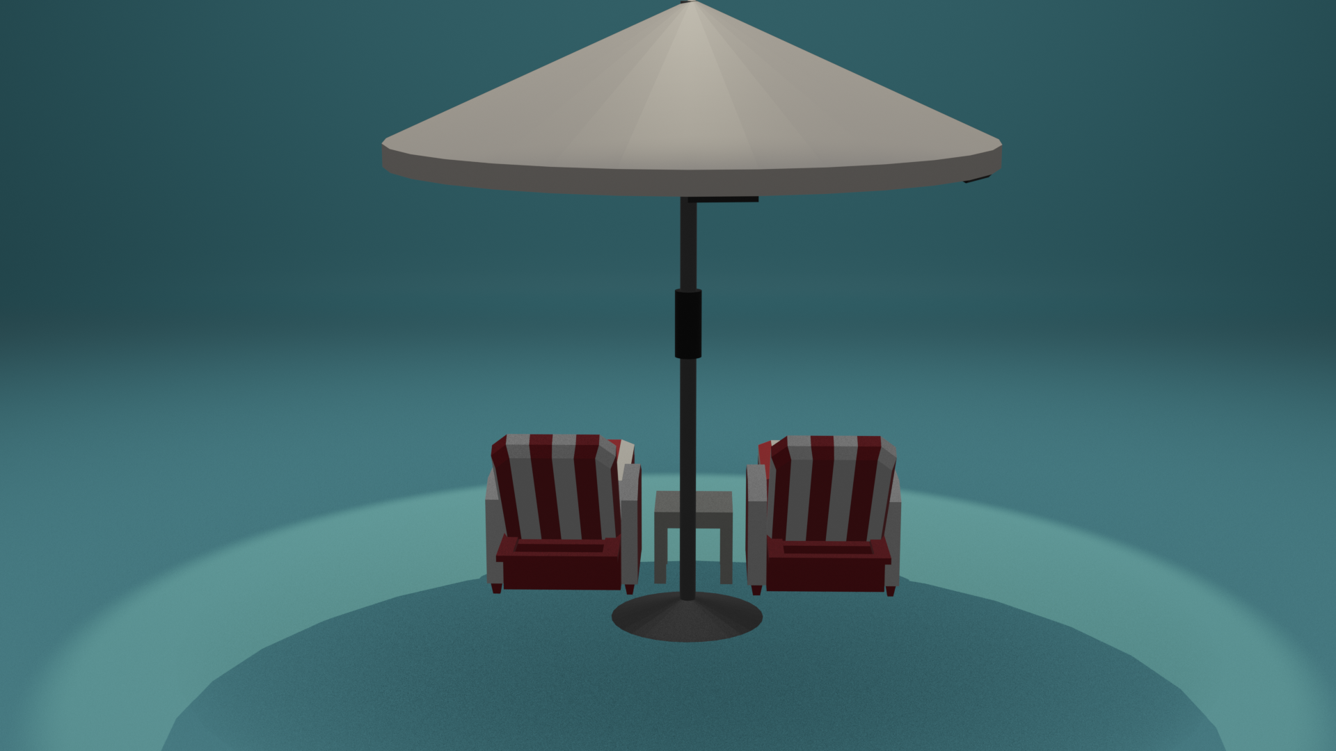 Cozy Pool Chair Set Up