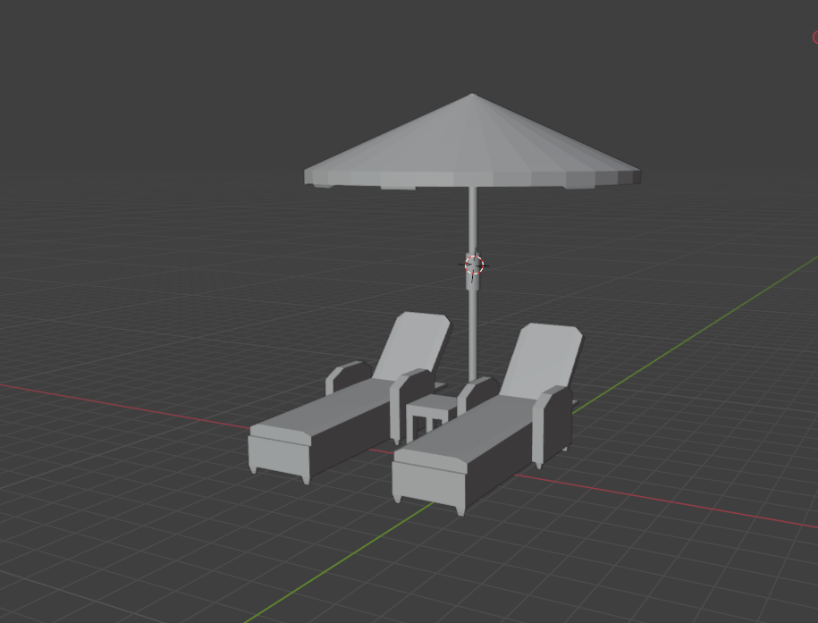 Cozy Pool Chair Set Up