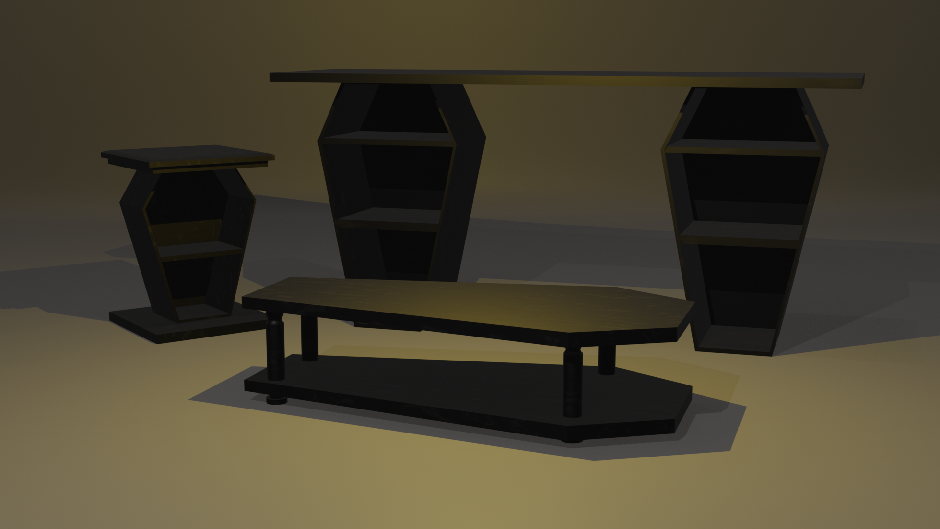 Coffin Themed Furniture