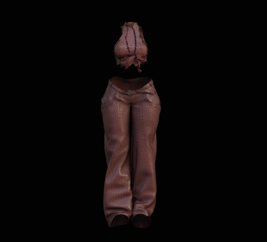 Leather set 34 textures total (Top23 / Pants 12) Unitypackage + fully configured Poiyomi materials