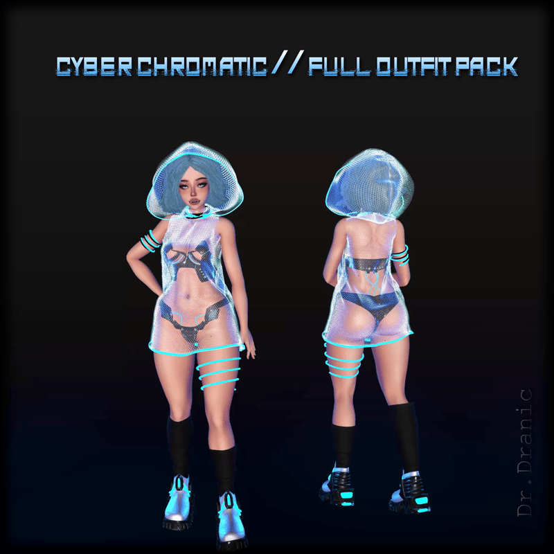 Cyber Chromatic// Full Outfit Pack