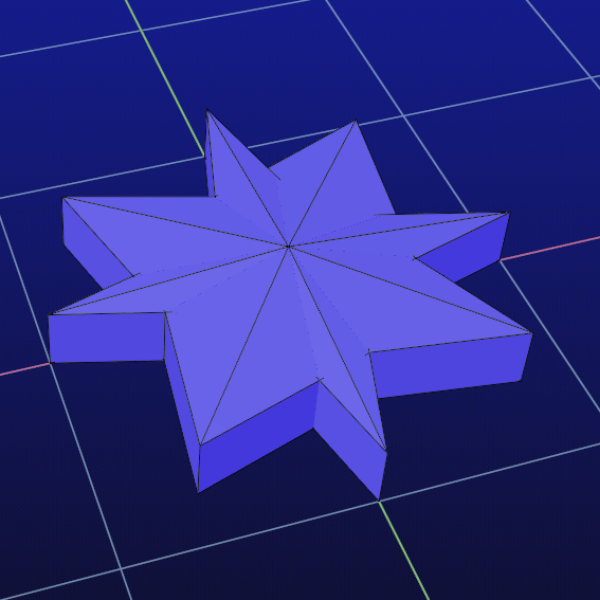 Star Fruit Hair Clip