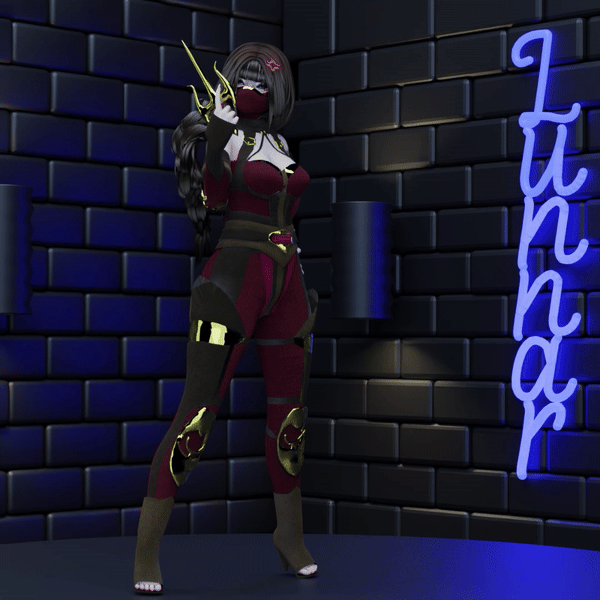 Mileena MK1 Bodysuit with/ Gloves & Sai
