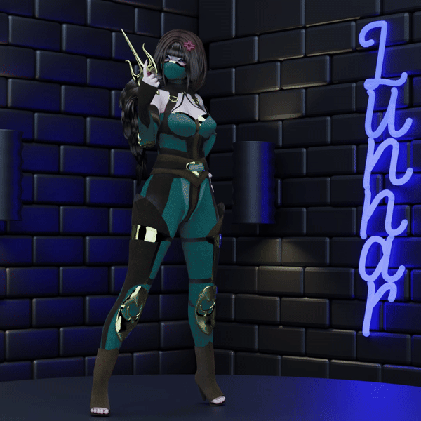 Mileena MK1 Bodysuit with/ Gloves & Sai
