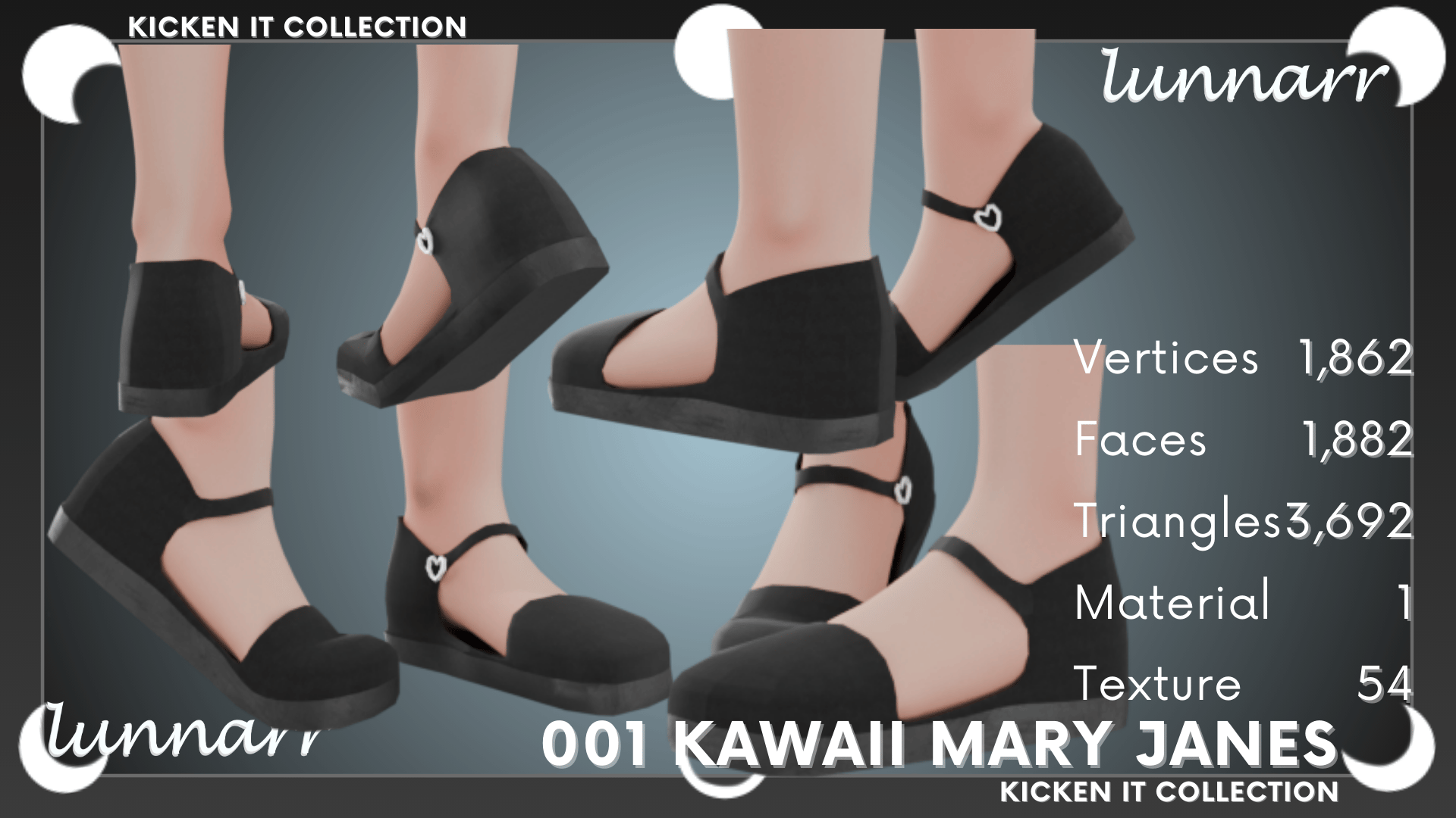 001 Kawaii Mary Janes
