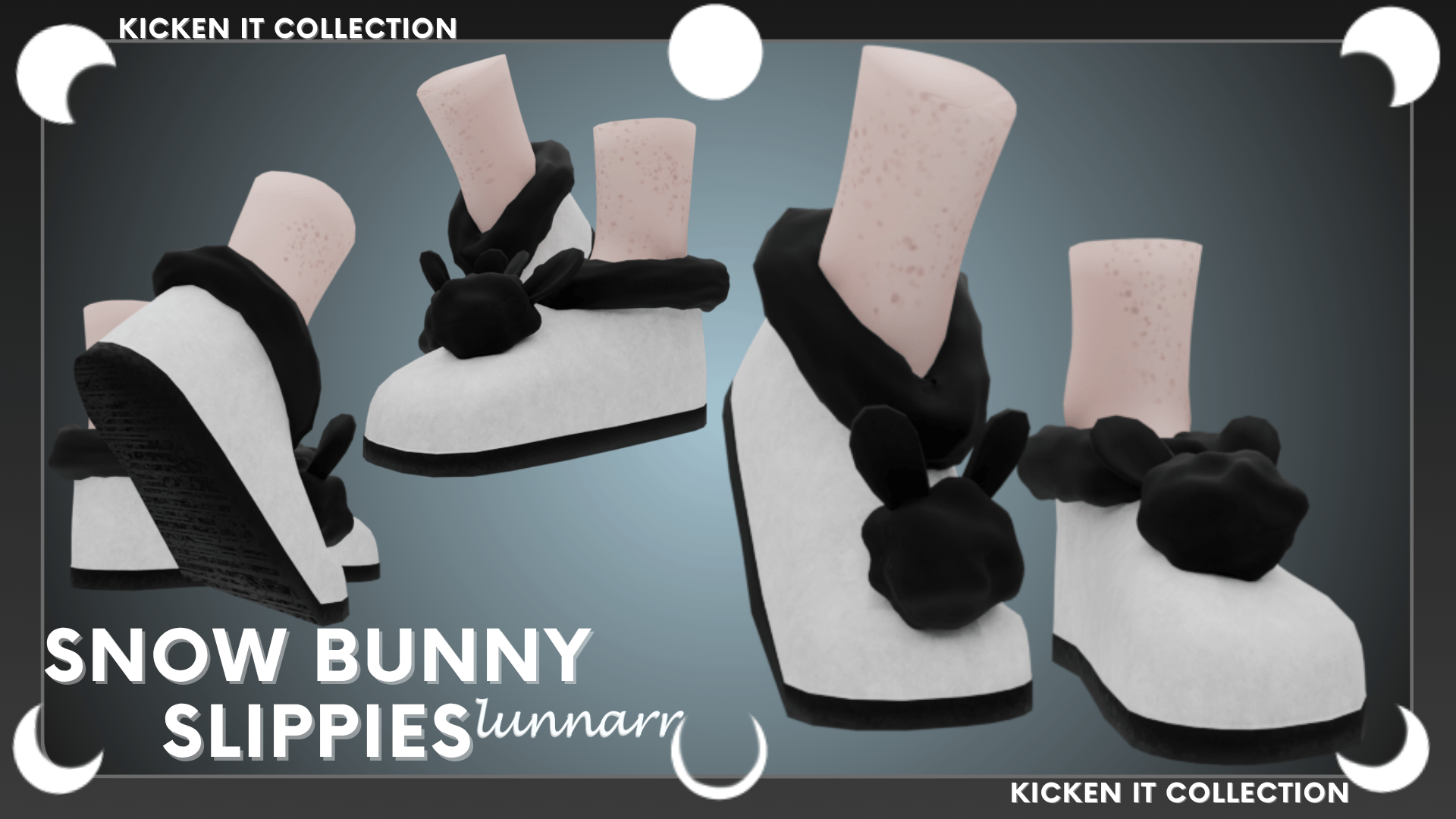 Snowy Bunny Slippers