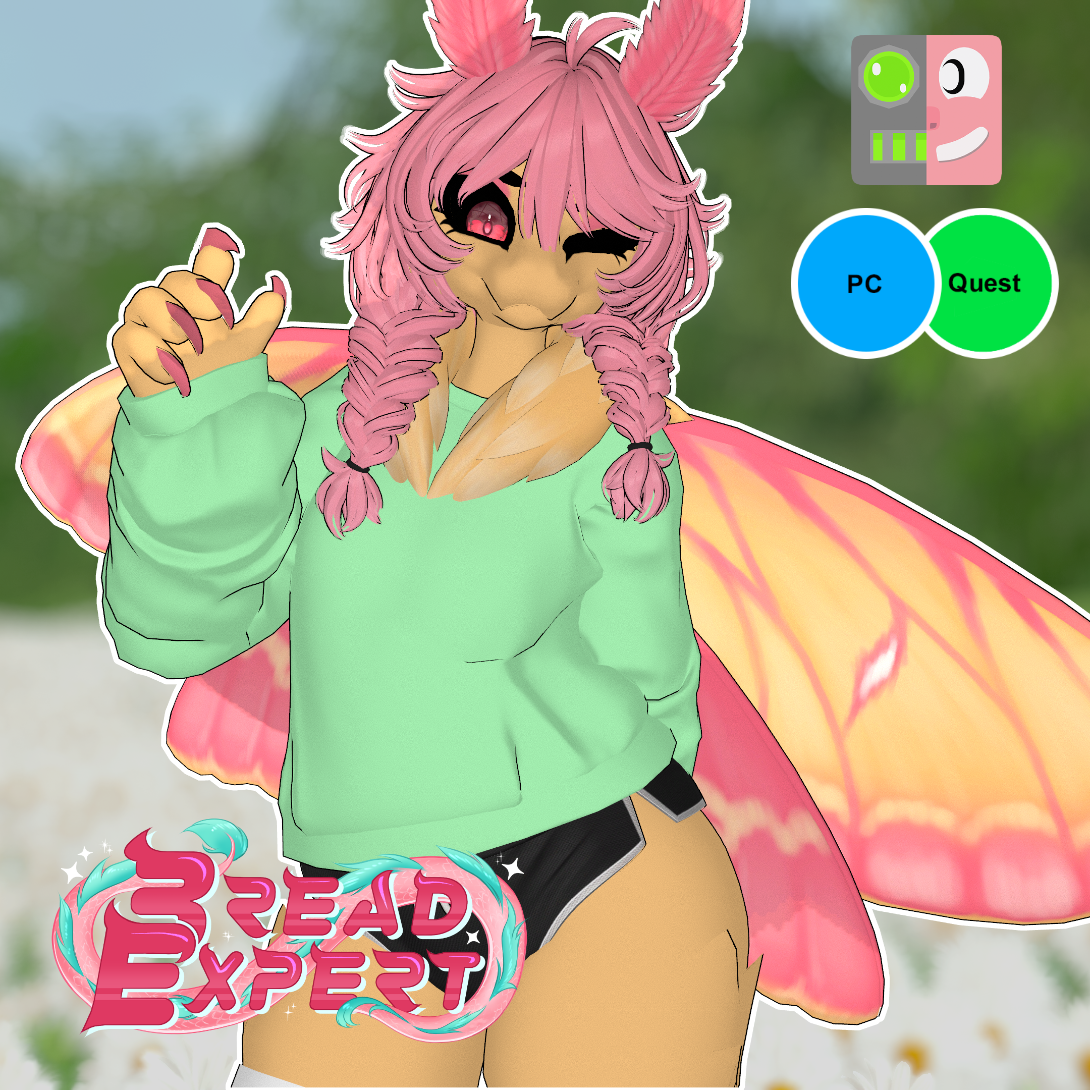 Rosie The Moth [SPS + VRCFT + PC/QUEST]