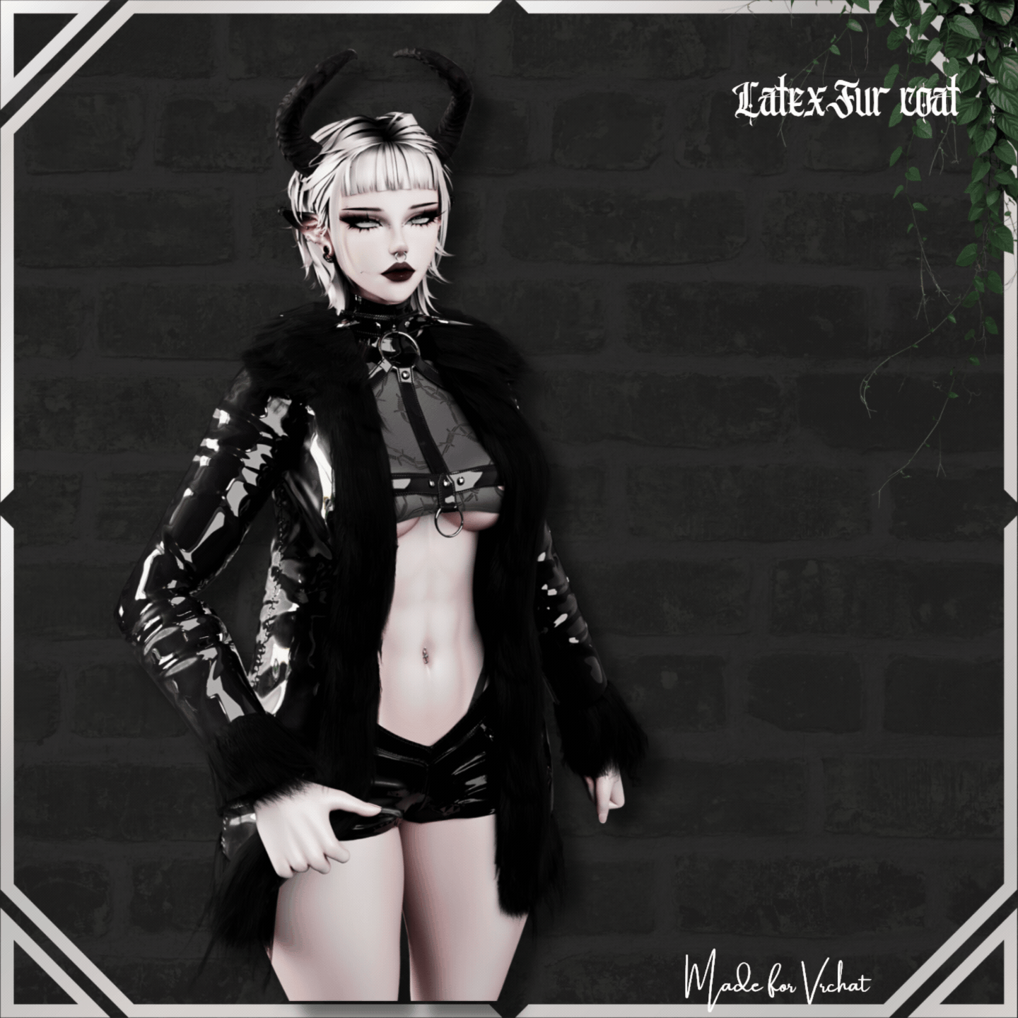 Leather Fur Coat
