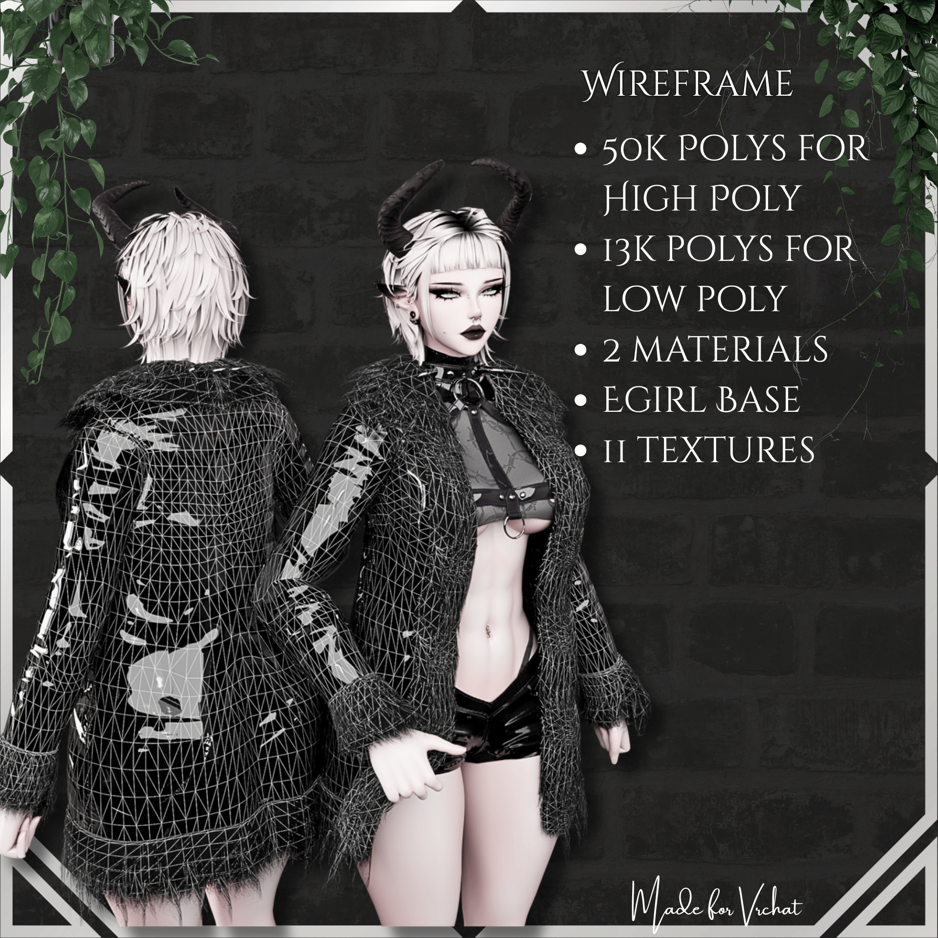 Leather Fur Coat
