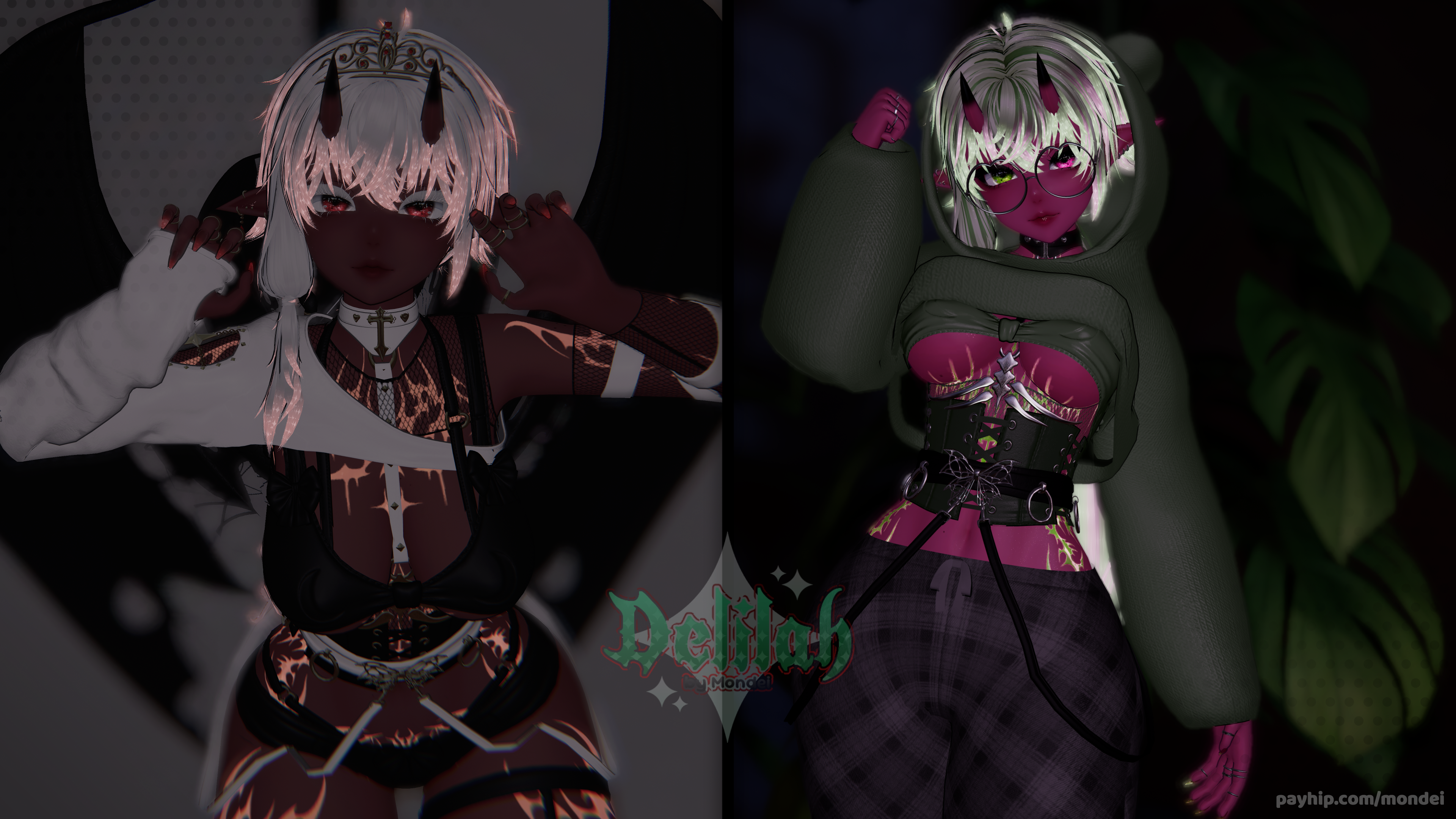 𓆩◆ Delilah ◆𓆪 { VRCFT | PC + Quest + Opti | SPS | Animated Expressions }