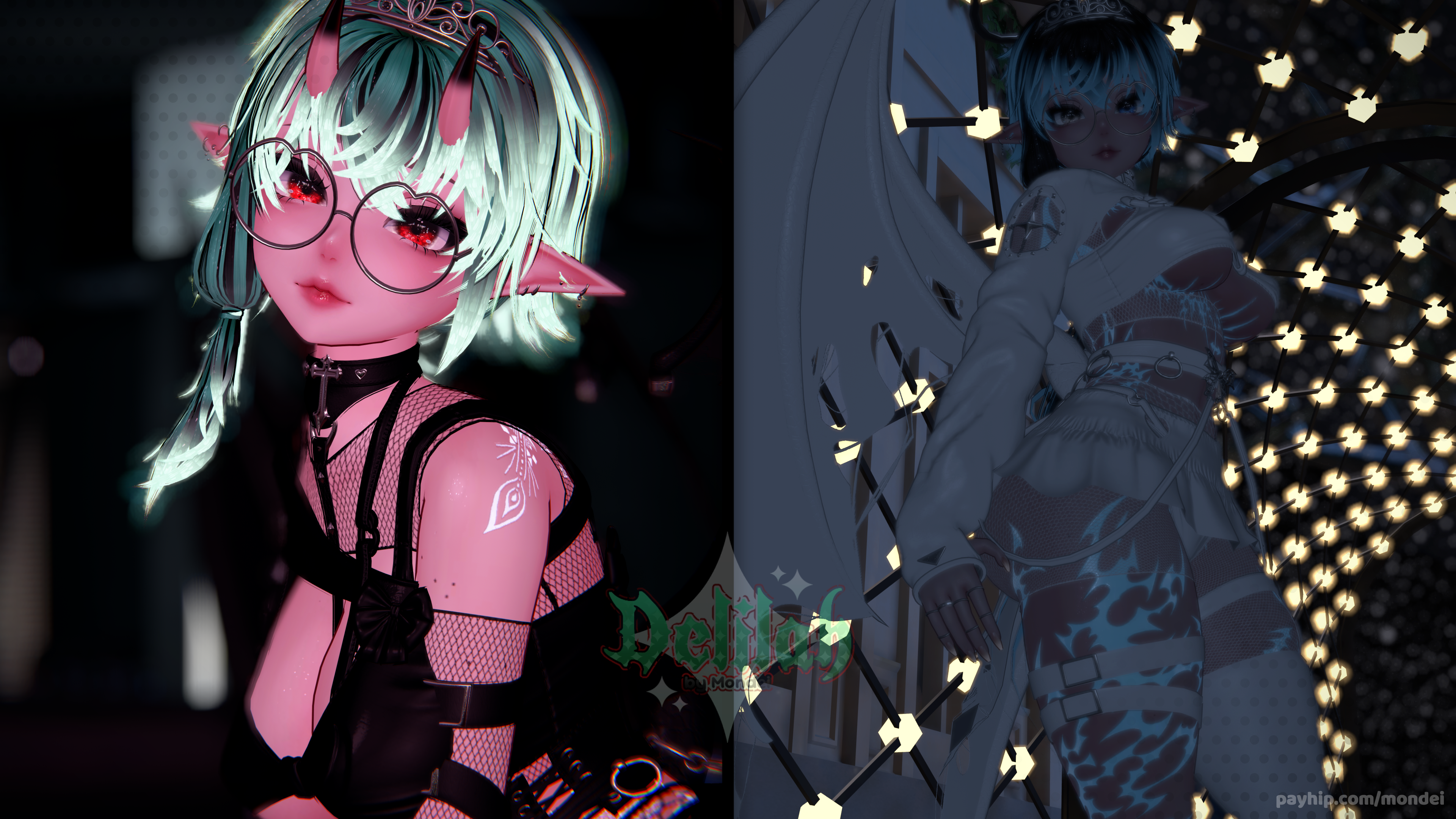𓆩◆ Delilah ◆𓆪 { VRCFT | PC + Quest + Opti | SPS | Animated Expressions }