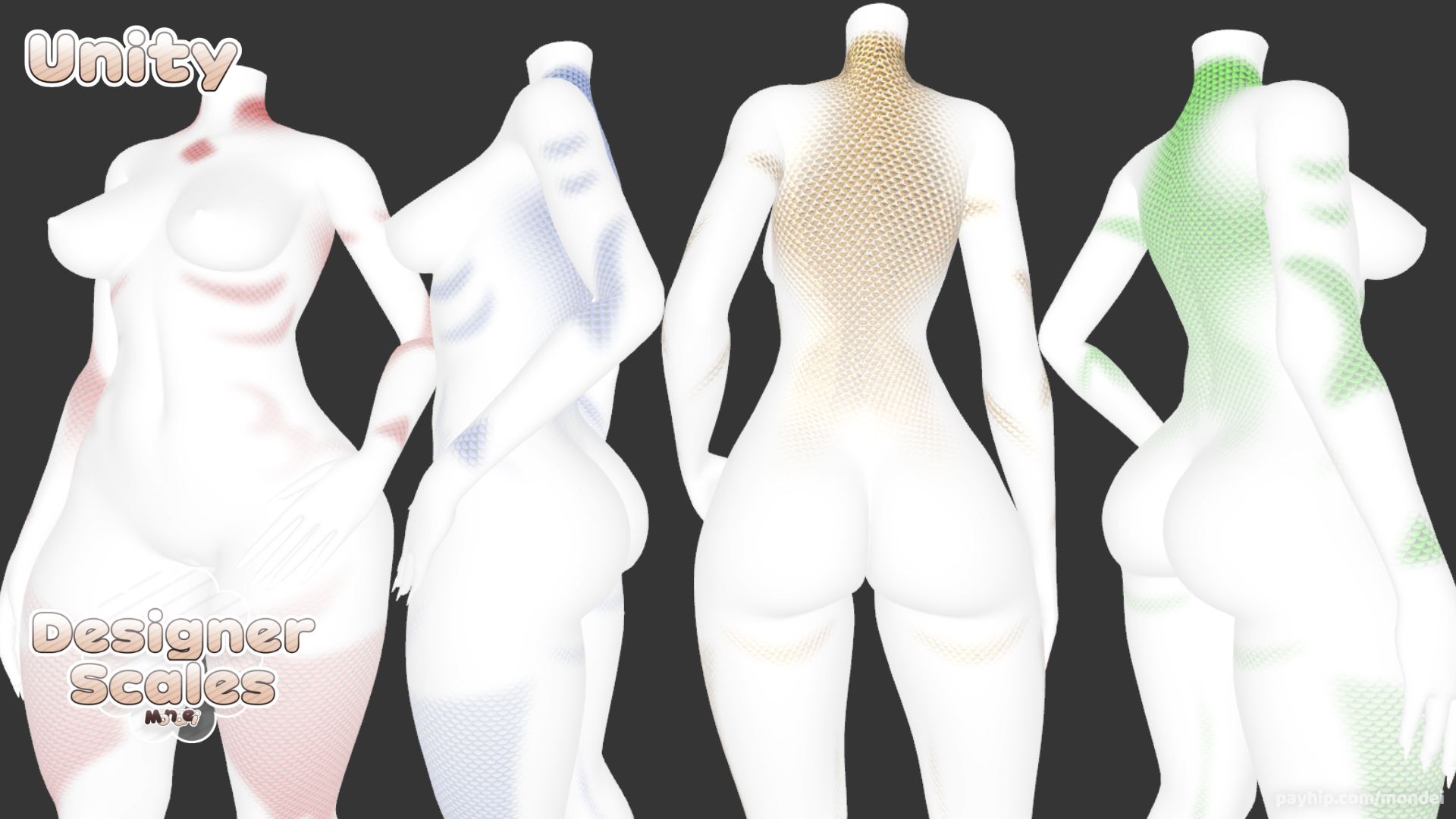 ˖˚₊✧ Designer Scales | Tattoo Texture for ZinFit ✧₊˚˖