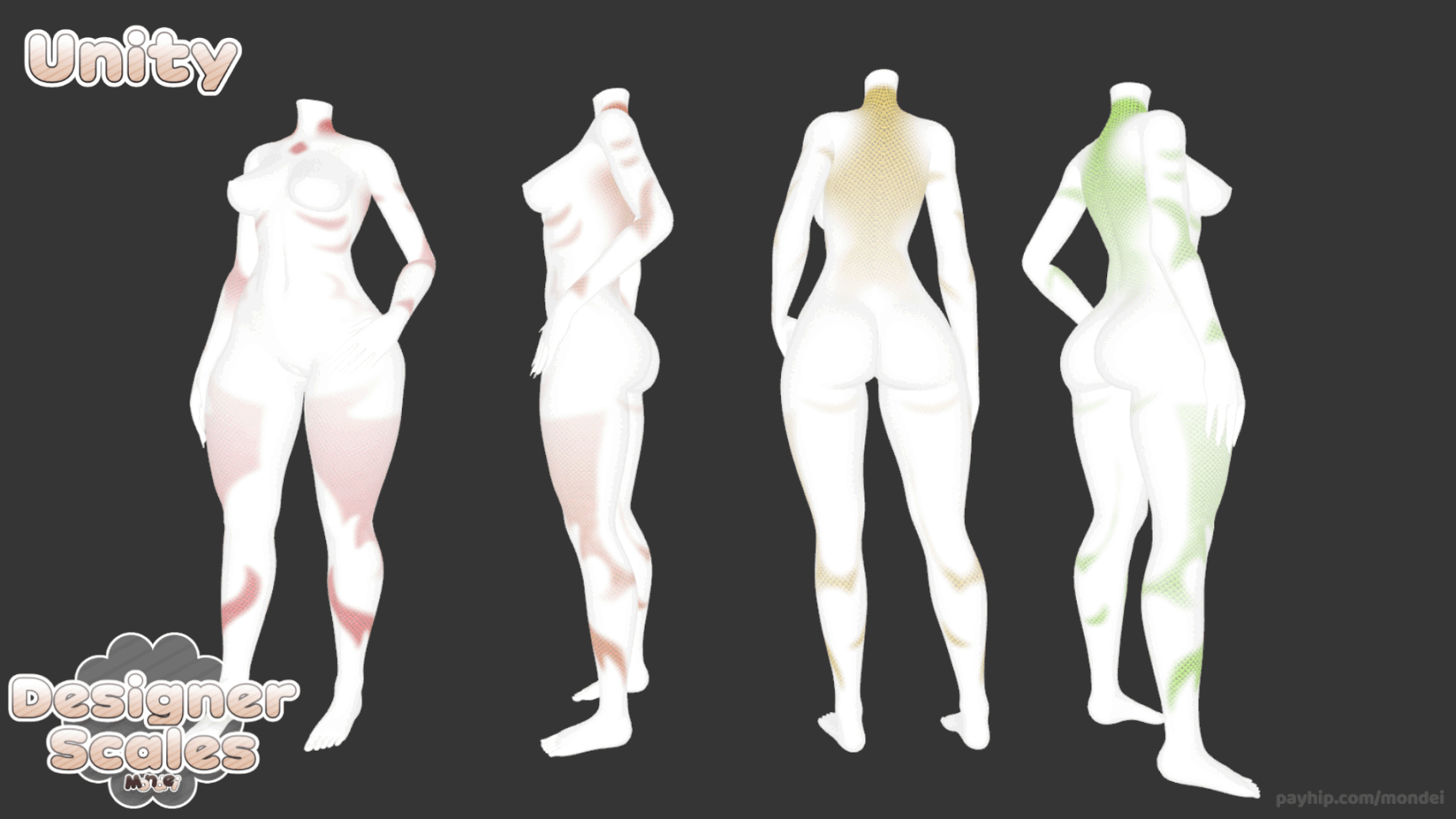 ˖˚₊✧ Designer Scales | Tattoo Texture for ZinFit ✧₊˚˖