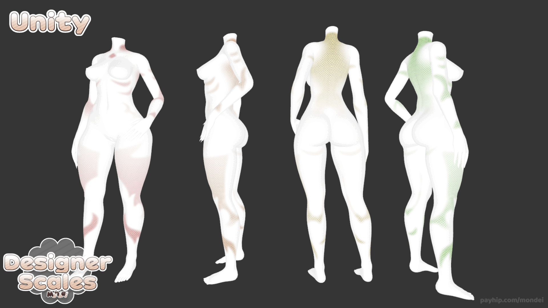 ˖˚₊✧ Designer Scales | Tattoo Texture for ZinFit ✧₊˚˖