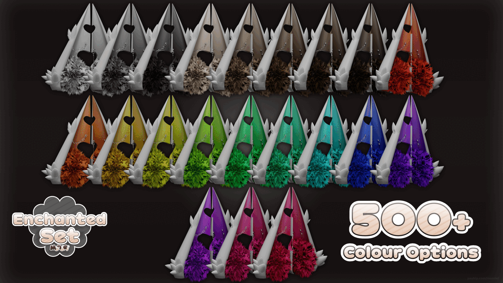˖˚₊ Enchanted Ear + Tail Set ₊˚˖