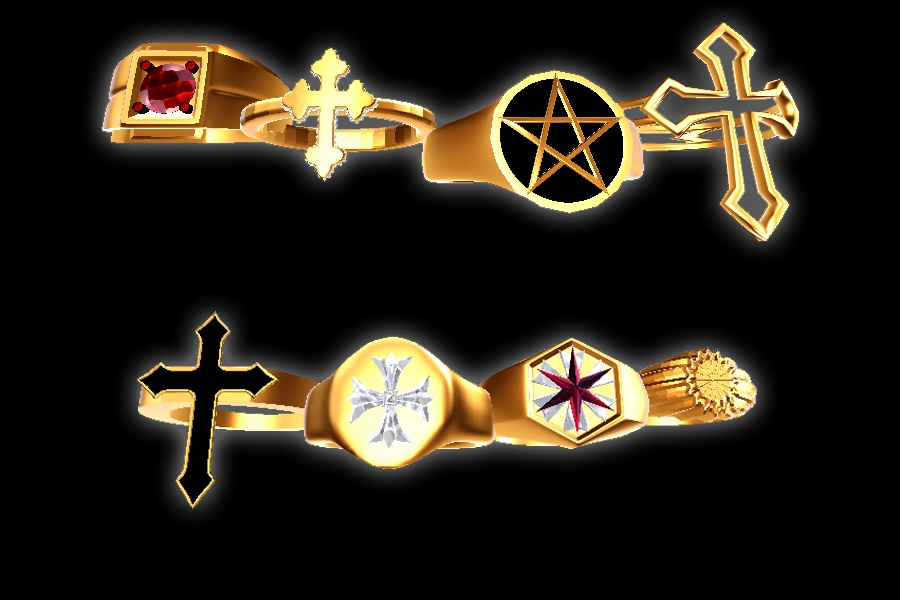 Gothic Ring Pack