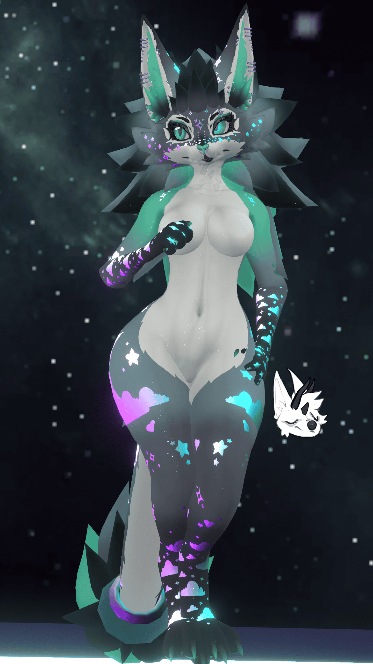 SpaceBeast KFN - Gray / Green