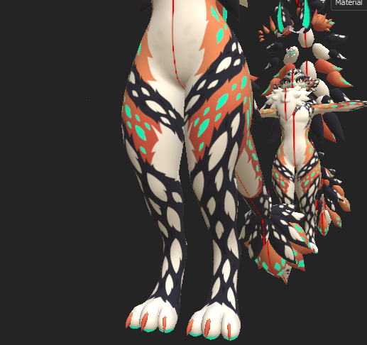 Bearded Vulture Nova Beast Texture