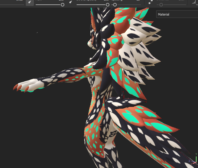 Bearded Vulture Nova Beast Texture