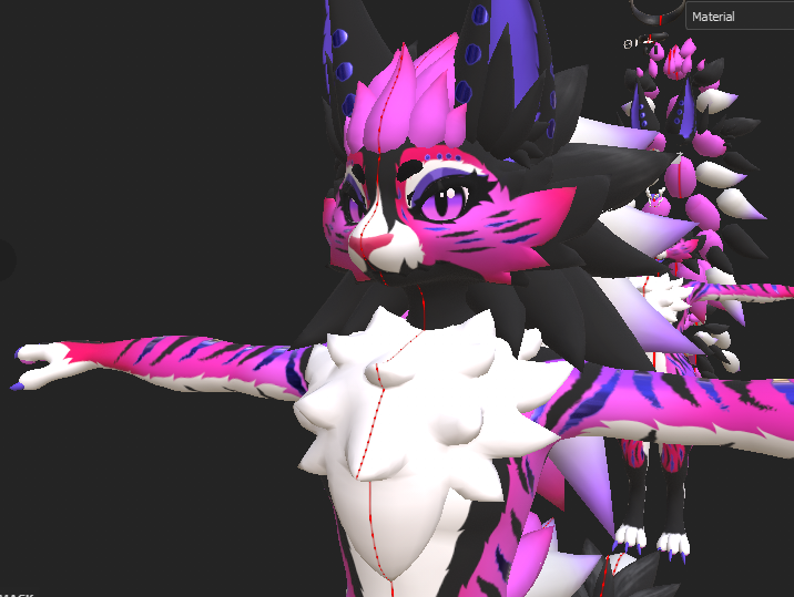 Neon Tiger Nova Beast Texture
