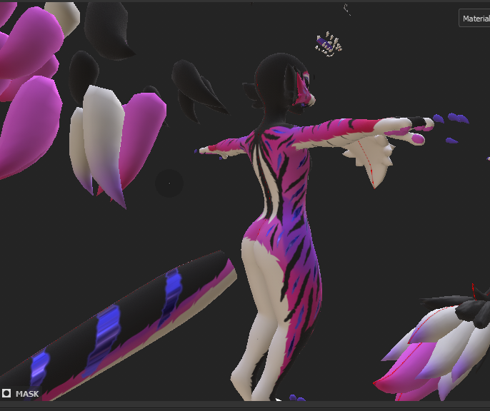 Neon Tiger Nova Beast Texture
