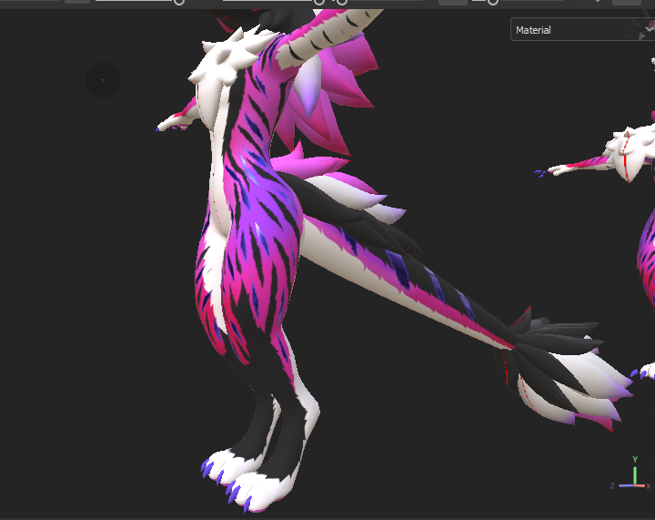 Neon Tiger Nova Beast Texture