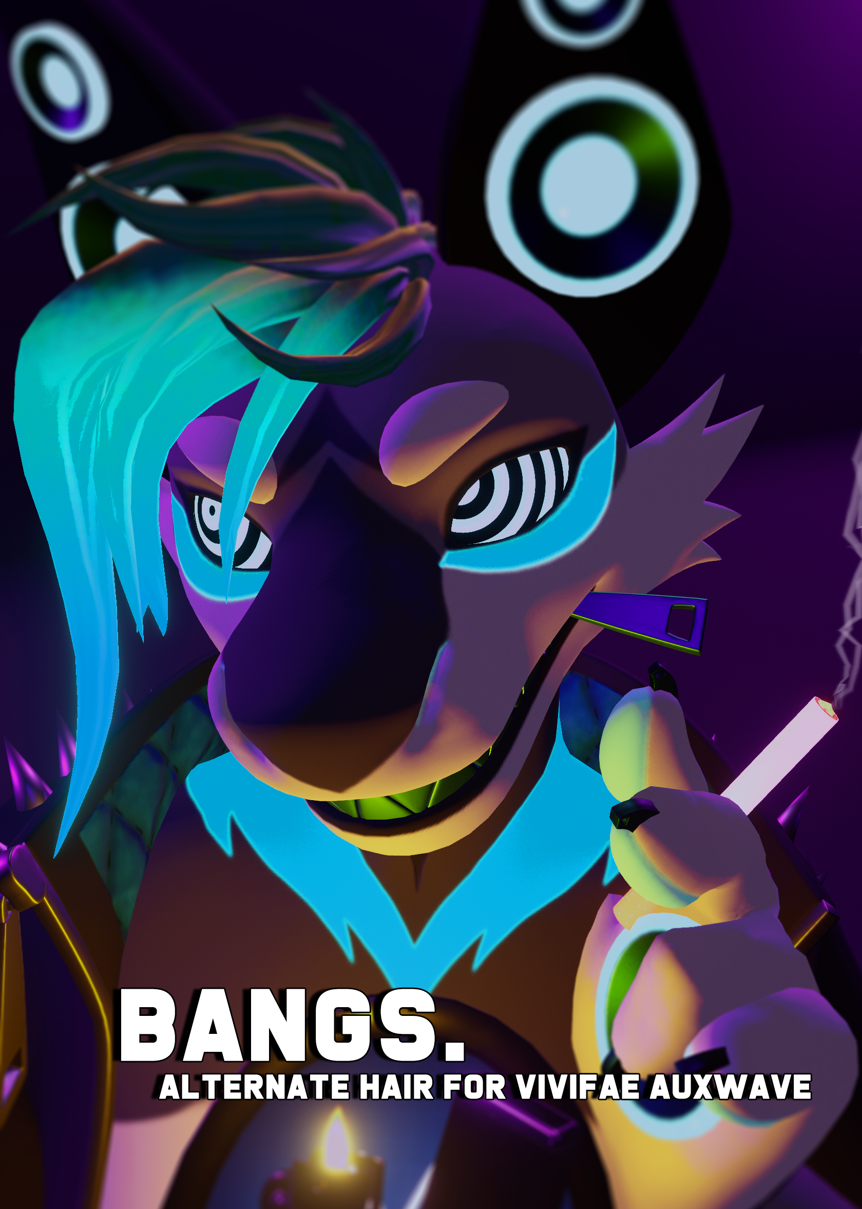 BANGS. Alternate hair for Vivifae Auxwave