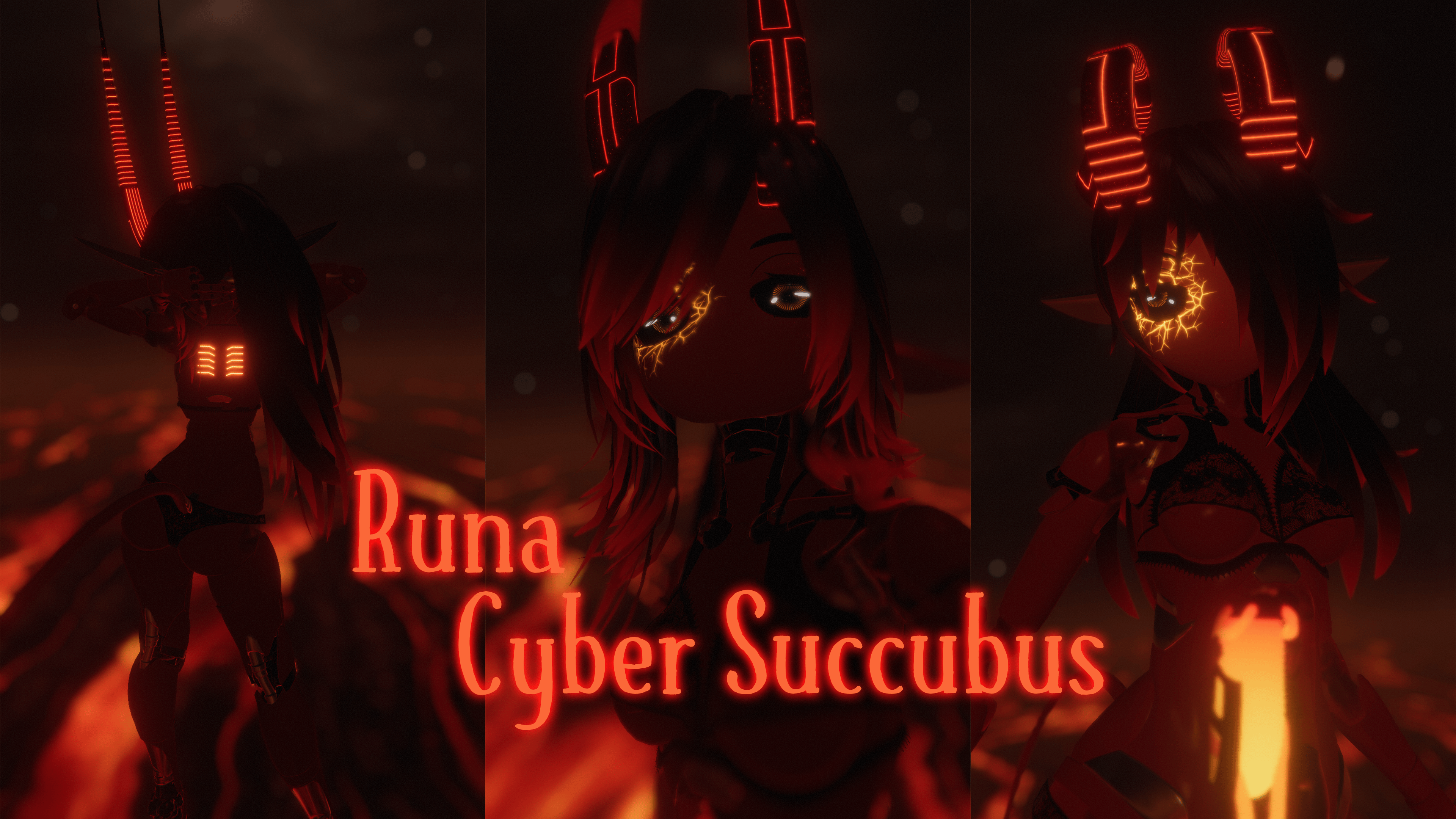 Cyber Succubus - Runa/Luna Material and Texture Set