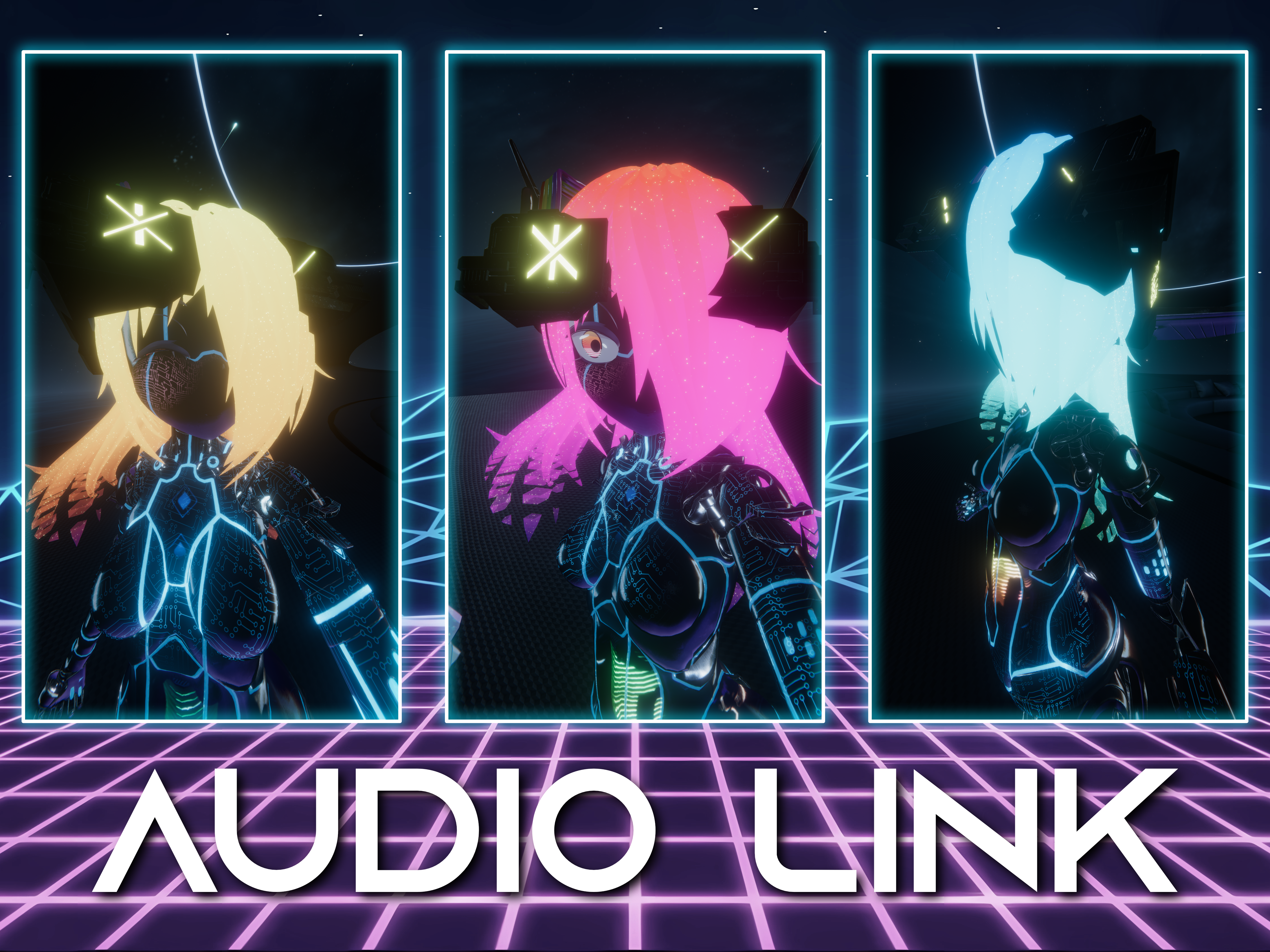 Synthwave Cyberdoll - Runa/Ranu Material and Texture Set