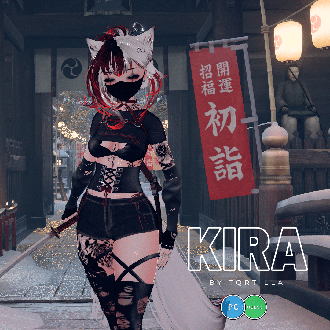 `Kira` ~ kitty/fox [PC, face tracking, gogo, sps]
