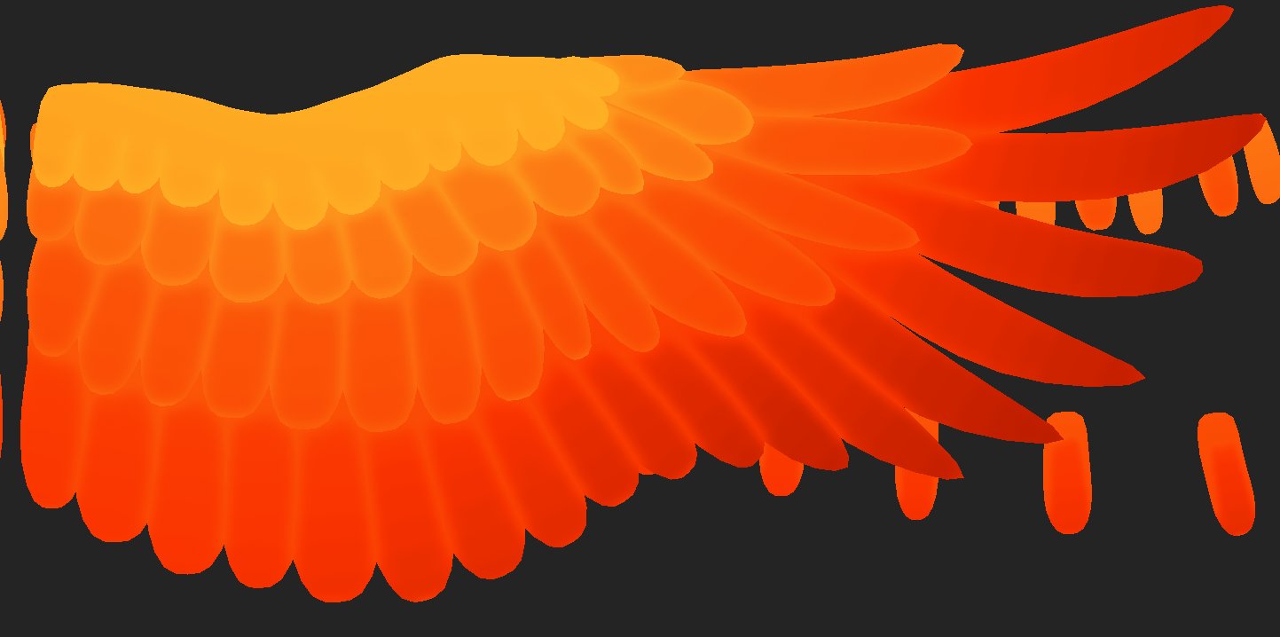 Large Feathered Wings