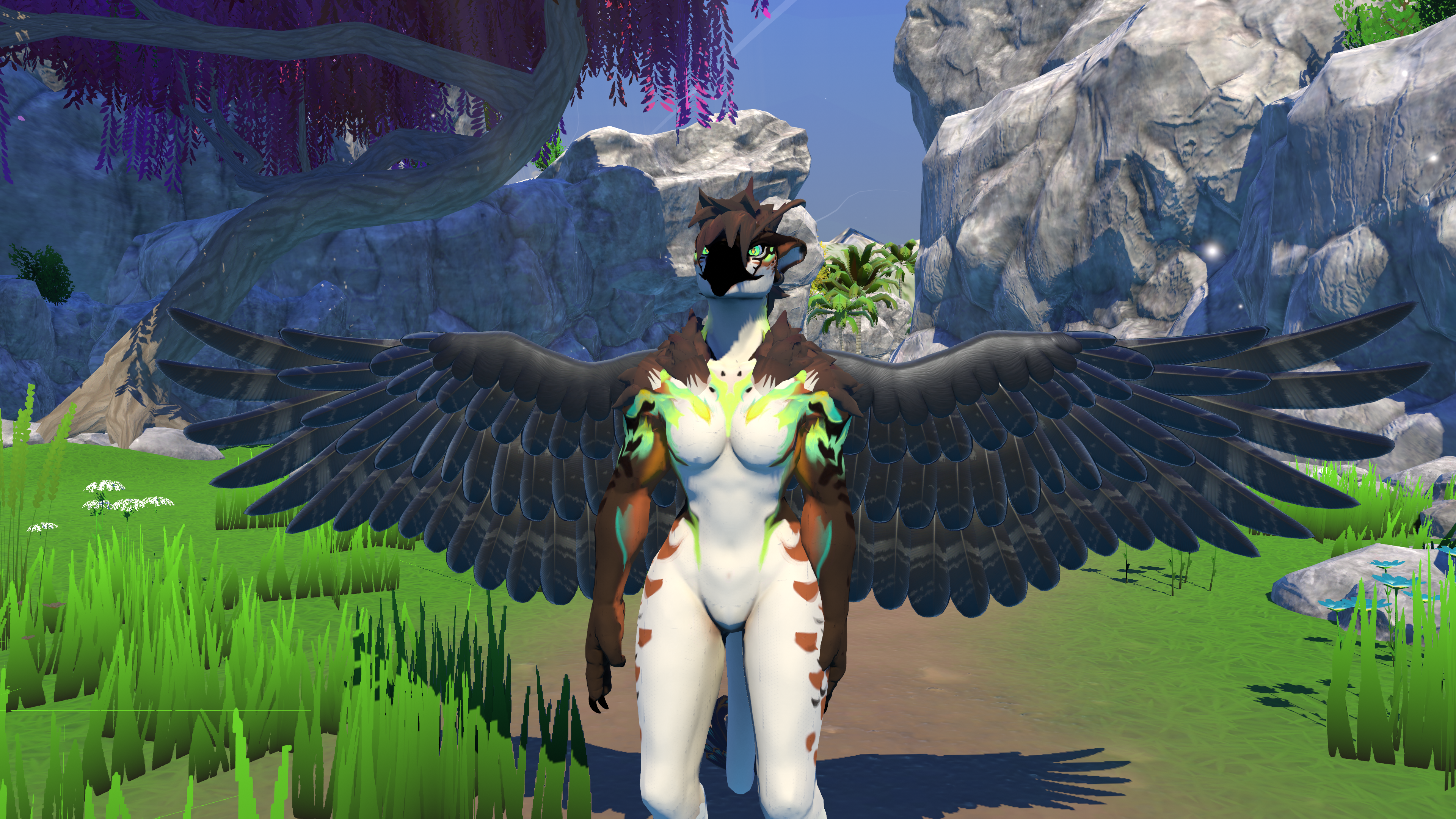 Large Feathered Wings